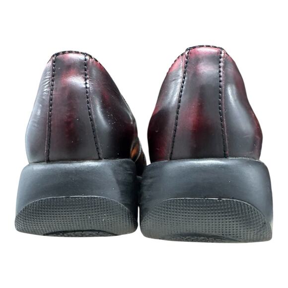 Vintage Women's Dansko EU 37 US 6.5 Golden Gate Retro Y2K Red Leather Clogs - Picture 4 of 13